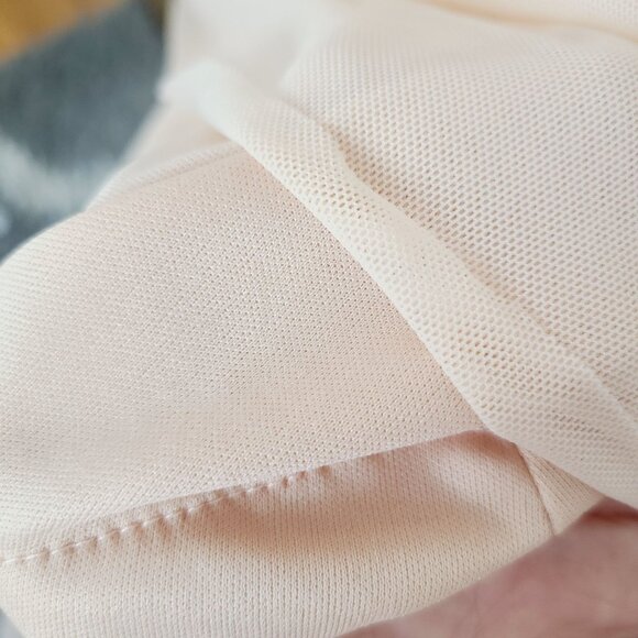 Blush Pink Sleeveless Maxi Dress With Silver Sequin Detailing & Pleated Design - Picture 6 of 13